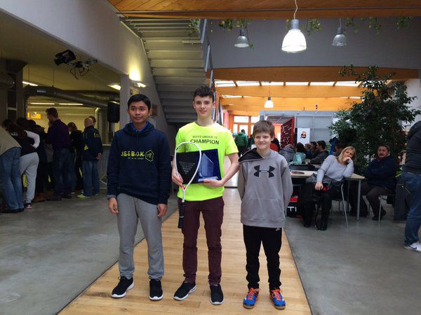 Conor Moran winner U15 - Irish Squash | Irish Squash